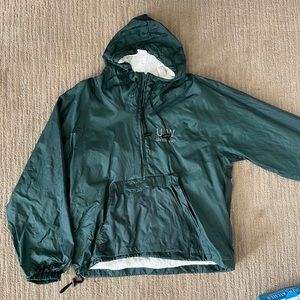 Vintage UW-Green Bay Rain Jacket